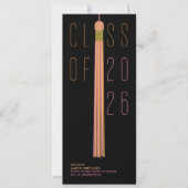 Modern Design Graduation Announcement | Color-Edit (Voorkant)