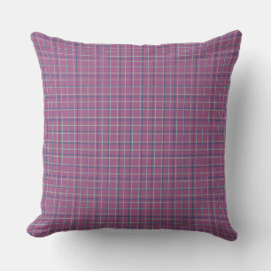 Modern design Lignes Tartan Pastel Colors Pillow Kussen