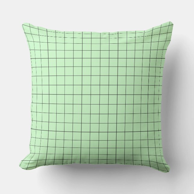 Modern design Lignes Tartan Pastel Colors Pillow Kussen (Voorkant)