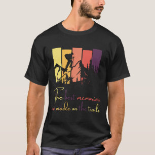 Modern design T-shirt om te wandelen