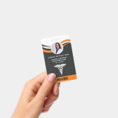 Modern Design Verpleegster Foto ID Badge (Handheld)