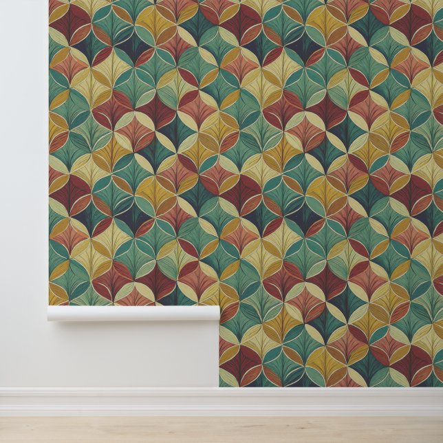 Modern design vinylbehang behang (Applicatie)