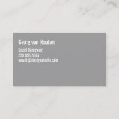 Modern Design Visitekaartje (Achterkant)