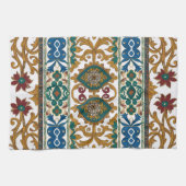 Modern designed inspired Serbian ethnic seamless 4 Theedoek (Horizontaal)