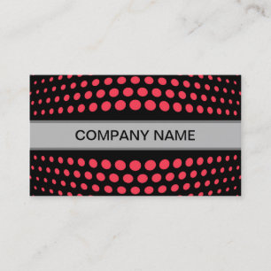 Modern Desire Polka Dot Pattern Visitekaartje
