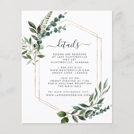 Modern Details Card (Voorkant)