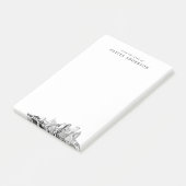 Modern Detroit Professional Gift gepersonaliseerd Post-it® Notes (Schuin)