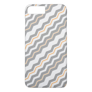 Modern Diagonaal Chevron met kleurendetails iPhone 8/7 Plus Hoesje