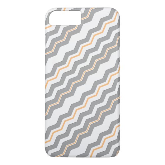 Modern Diagonaal Chevron met kleurendetails Case-Mate iPhone Case (Achterkant)