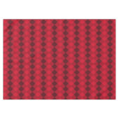 Modern diamantpatroon op rode tinten tafelkleed (Voorkant (Horizontaal))