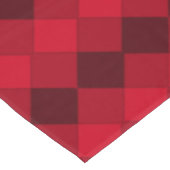 Modern diamantpatroon op rode tinten tafelkleed (Gekanteld)