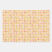 Modern Diamond Checkers inpakpapier Vel (Voorkant 3)