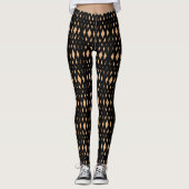 Modern Diamond Geometric Pattern Leggings (Voorkant)