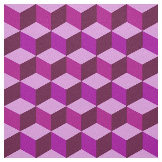 Modern Diamond Grid, Amethyst Paars en Violet Stof (Swatch)