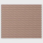 Modern Diamond Grid, Taupe, Brown en Beige Cadeaupapier (Vlak)