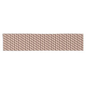 Modern Diamond Grid, Taupe, Brown en Beige Korte Tafelloper (Horizontaal)