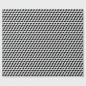 Modern Diamond Grid, zilver, donkergrijs en zwart Cadeaupapier (Vlak)