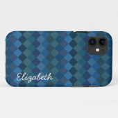 Modern Diamond Pattern | Abstract mozaïekartikel 6 Case-Mate iPhone Case (Achterkant (horizontaal))