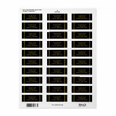 Modern Diamonds Etiket (Full Sheet)