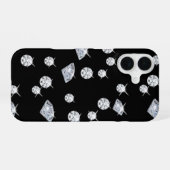 Modern Diamonds Pattern iPhone 16 Hoesje (Achterkant horizontaal)
