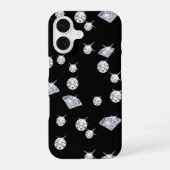 Modern Diamonds Pattern iPhone 16 Hoesje (Achterkant)