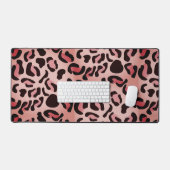 Modern Dierenprint Luipaardpatroon Bureaumat (Keyboard & Muis)
