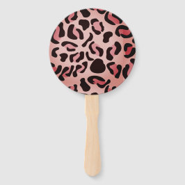 Modern Dierenprint Luipaardpatroon Handwaaier