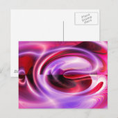 Modern digitaal Abstract Briefkaart (Voorkant / Achterkant)