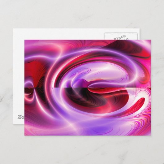 Modern digitaal Abstract Briefkaart (Voorkant / Achterkant)