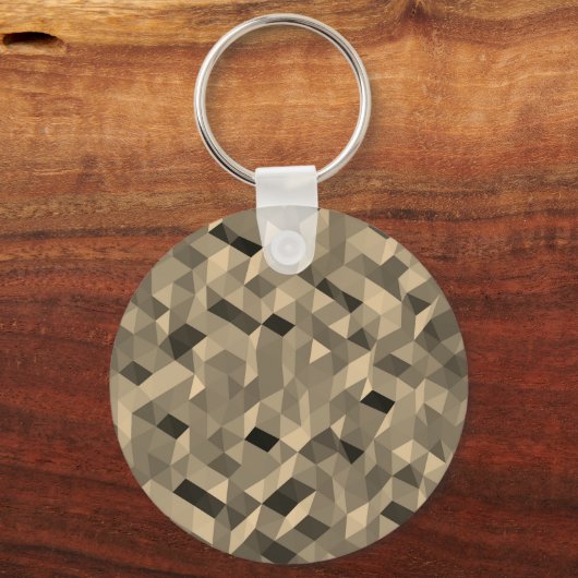 Modern Digital Camo Personalized Number Sleutelhan Sleutelhanger (Achterkant)