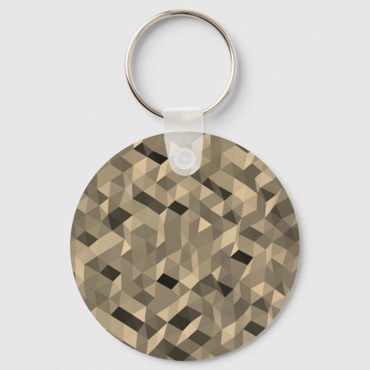 Modern Digital Camo Personalized Number Sleutelhan Sleutelhanger (Achterkant)