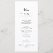 Modern diner menu (Voorkant)