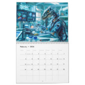 Modern Dino Days – A Year of Prehistoric Whimsy Kalender (Feb 2026)