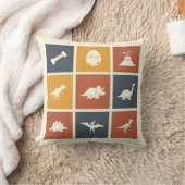 Modern Dinosaur Icon Raster Kussen (Deken)