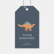 Modern Dinosaur Kinder persoonlijke Gift Label