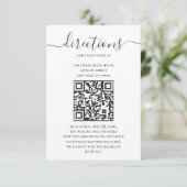 Modern Directions Digital Maps With QR Code Kaart (Staand voorkant)