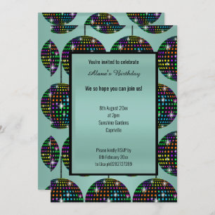 MODERN DISCO THEME GREEN SAGE ALL OCCASION KAART