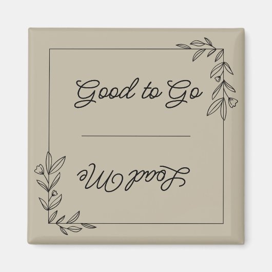 Modern Dishwasher Indicator Magneet (Voorkant)