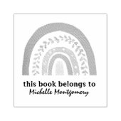 Modern Dit boek behoort tot Rainbow Custom schatti Rubberstempel (Afrduk)