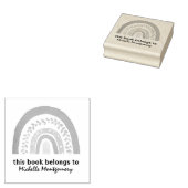 Modern Dit boek behoort tot Rainbow Custom schatti Rubberstempel (Gestempeld)