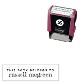 Modern dit boek behoort tot  zelfinktende stempel (In situ)