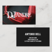 Modern DJ Music Entertainment Visitekaartje (Voorkant / Achterkant)