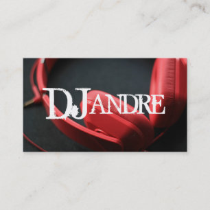Modern DJ Music Entertainment Visitekaartje