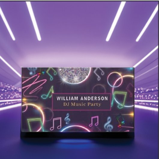 Modern DJ Music Party Event Visitekaartje