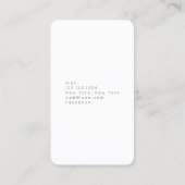 Modern DJ Visitekaartje (Achterkant)