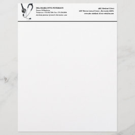 Modern Doctor & Ziekenhuis Stethoscoop Briefhoofd