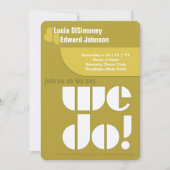 Modern doen we geometrische typografie avocado gro kaart (Voorkant)