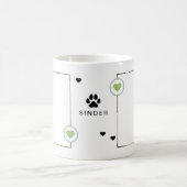 Modern Dog 2 Foto's Koffiemok (Center)