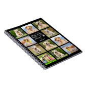 Modern Dog Memorial Scrapbook Pet Loss Keepslag Notitieboek (Rechterzijde)