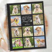 Modern Dog Memorial Scrapbook Pet Loss Keepslag Notitieboek